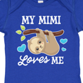 thumbnail image 4 of Inktastic My Mimi Loves Me with Sloth and Hearts Boys or Girls Baby Bodysuit, 4 of 5