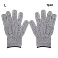 thumbnail image 4 of Yuarrent Guantes grises para cuchillos que mejoran la seguridad durante el tallado y la elaboración de guantes de trabajo de cuero para hombre Jardín y Patio Gris l, 4 of 6