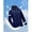 BLUE, variant on Men’s Lightweight Breathable Hooded Windbreaker Golf Jacket Windproof UPF50+ for Running Travel Hiking Navy Size XL