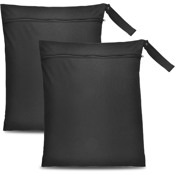 2 Pack Wet Bags, Waterproof for Swimsuit and Towels