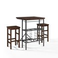 thumbnail image 1 of Crosley Sienna 3 Piece Casual Dining Set in Rustic Mahogany, 1 of 6