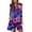 Purple Pink, variant on CIENVNSTG Women's Fashion A-Line Summer Dress Casual Flowy Dress for Everyday Wear