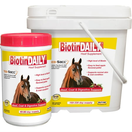 UPC: 0745801100275 | Durvet Biotin Daily Horse Hoof Care  2.5 lb