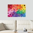 thumbnail image 3 of Diamond Art Kits for Adult, Rainbow Flower Power 5D Diamond Art Kits, Full Drill DIY Crafts Gem Paint Kits for Home Decor 16x12inch, 3 of 6