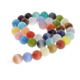 thumbnail image 2 of Abalorios sueltos de ópalo de piedras preciosas multicolores Suministro de fabricación de joyas para proyectos de abalorios de bricolaje, pulseras, co 10mm 38pcs Macarena cuentas de piedras preciosas naturales, 2 of 7