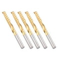 thumbnail image 2 of Moulins à Perceuse, 5 Pcs Moulins à Extrémités en Spirale Outils de Machine à Fraiser Performance Finement Réglée, 2 of 14