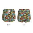 thumbnail image 5 of Lsque Color Summer Printed Women's Running Shorts with Liner Pockets,Elastic Quick Dry Workout Athletic Gym Yoga Shorts,Womens High Waist Shorts-Large, 5 of 9