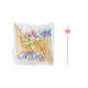 thumbnail image 1 of Decoraciones Del Día de San Valentín en Interiores, 100 Piezas 4.72 Pulgadas en Forma de Corazón Picks de Fruta, Palos de Bambú Desechables para Fiesta, Comida Y Platos de Fruta, 1 of 6