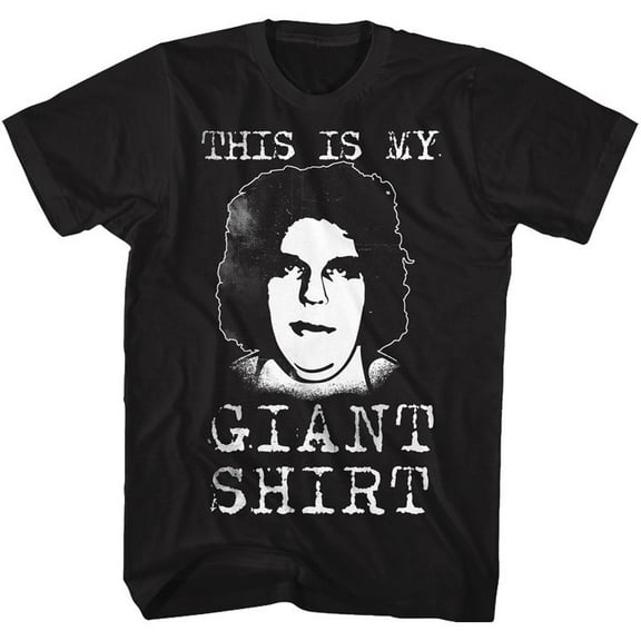 Andre The Giant Straight Outta Here Black Adult T-Shirt 2Xlt