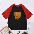 thumbnail image 2 of RKSTN Chemises pour Hommes Manches Courtes Décontractées Mode Patchwork Col Rond Chandail Imprimé T-Shirt Manches Courtes Hauts Chemises Hawaïennes pour Hommes, 2 of 4
