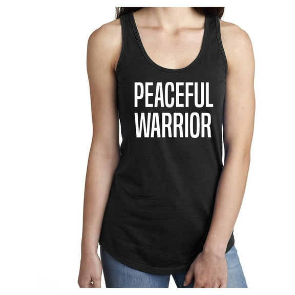 Peaceful Warrior Racerback Tank