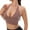 Brown, variant on Grandest Birch 2PCS Women Sports Bra Adjustable Spaghetti Strap Halter Neck Deep V Neck Shockproof Push-up Breathable Wireless Seamless Yoga Jogging Vest Bra,Pink,36D