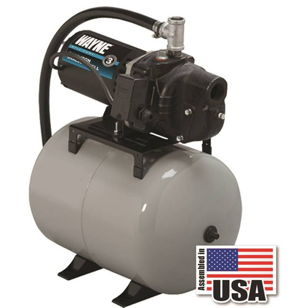 Wayne SWS50-8.5FX Shallow Well Jet WATER PUMP & TANK SYSTEM - Walmart Well Pressure Tank With Pump Mount