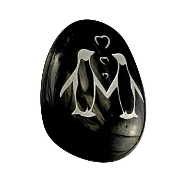 Minijuguete HUOGUO de bolsillo con forma de pingüino grabado de forma personalizada