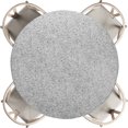 thumbnail image 1 of Cubierta de mesa redonda de 2 piezas, mantel redondo ajustado con borde elástico para mesa de picnic para comedor al aire libre, se adapta a 28"-35", gris, 1 of 6