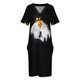 thumbnail image 3 of Vestido holgado con bolsillos para niño con globo BTC y cripto Bitcoin para cypherpunks, vestidos para mujer 2025, vestido holgado para mujer, 3 of 6