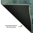 thumbnail image 5 of Addison Rugs Mayfield Premium Machine Washable Transitional Abstract Teal Rectangle Rug, 10' x 14', 5 of 6