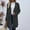 Dark gray, variant on ZANKLEY Women Fall Long Cardigan Sweater Trendy Knit Jacket Coat Dressy Blazer Coatigan