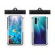 thumbnail image 1 of Pisexur - Funda transparente grande para teléfono móvil, ideal para buceo, natación y buceo, resistente a 30 metros de agua, IPX8, apta para teléfonos de menos de 7 pulgadas, 2 unidades, organizador, 1 of 9