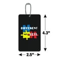 thumbnail image 6 of Different Not Less Autism Puzzle Pieces Luggage Card Suitcase Carry-On ID Tag, 6 of 7