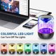 thumbnail image 5 of Sidaley Altavoz Bluetooth 5.0 Inalámbrico LED Estéreo Altavoz HD Juegos de computadora Columna de luz de 7 colores Caja de sonido para baile de fiesta Cables de audio/vídeo Tecnología negra, 5 of 6