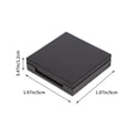 thumbnail image 3 of Miangastore 4Pcs Eyeshadow Box Portable Customizable Black Square with Circular Inner Mirror, 3 of 8