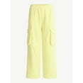 thumbnail image 6 of Scoop Women’s Mineral Washed Wide Leg Cargo Sweatpants, Sizes XS-XXL, 6 of 6