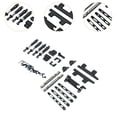 thumbnail image 6 of Almencla RC Car Upgrade Spare Kits RC Upgrade RC Car Pull Rod Replace Sturdy Metal RC Accessories for 1/12 MN82 LC79 RC Crawler RC Car black, 6 of 8