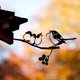 thumbnail image 3 of Silueta de acero de pájaro de metal, decoración de pájaros de rama (pájaros de alimentación C), figura de pájaro, decoración de árbol de arte para jardín, patio, decoraciones al aire libre, 3 of 5