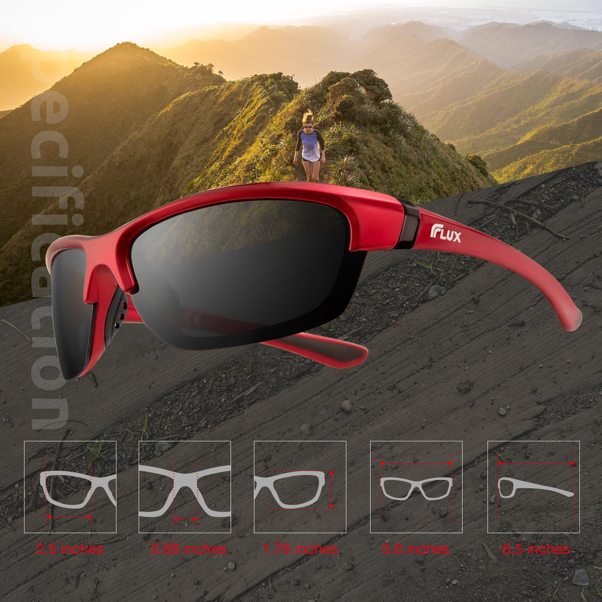Flux Avento Polarized Sports Sunglasses for Men & Women