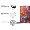 thumbnail image 4 of Honeii Fantasy Bird Illustration Pattern Oven Mitts and Pot Holders, Silicone Oven Gloves,500 F Heat Resistant Oven Mitts Sets, 4PCS, 4 of 6