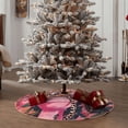 thumbnail image 4 of Lukts Cheetah On Toilet Humor Art Print Color Life Christmas Tree Skirt, Winter Holiday Tree Mat Decoration ,Can be Used as A Shawl-48", 4 of 6