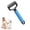 01#Blue-11 Toothed, variant on Double Sided Dematting Comb for Cats & Dogs, Undercoat Rake, Pet Grooming Brush for Long Hair, Deshedding Dog Brush Removes Tangles Knots and Loose Fur, Grooming Tool for Thick Coats,Blue-17 Tooth