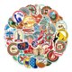 thumbnail image 1 of Paquete de pegatinas de vinilo impermeable con mapas de viaje, anime, 100 unidades, 1 of 3