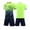 Green, variant on Meresysid Kids Soccer Jersey Sports Training Shirt and Shorts Uniform Dark Blue 4-5 Years