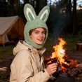 thumbnail image 3 of For Cute Bunny Hood Animal Ears Bonnet Easter Bunny Prop And Cute Headgear Prop Whiterabbit Rabbitcostume Adult Easterbunny Keep Warm Autumn Winter Adult Auto Shade Goggles Goggles Glasses Bow And for, 3 of 3