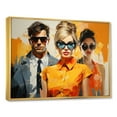 thumbnail image 2 of Designart "Collage Of Celebrities" Pop Art Floater Framed Wall Art Prints, 2 of 5