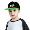 thumbnail image 6 of Splatoon 3 Kid'S Cartoon Baseball Cap,Adjustable Hip Hop Hat Flat Brim, Breathable Sun Hat For Boys Girls Green, 6 of 7