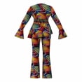 thumbnail image 5 of BintaRealWax African Print Blazer and Pants Sets for Women Dashiki Traditional African 2 Pcs Wide Leg Pants Sets Women Suits Clothing WY10949, 5 of 5