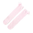 thumbnail image 6 of fnnxnal Pink Knee High Socks for Girls with Bow, Cotton Breathable Seamless Toe, School Uniform Style, Sizes 3-4/5-6/7-8,Size 7-8T, 6 of 8