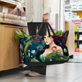 thumbnail image 6 of Mermaid Large Capacity Reusable Oxford Cloth Storage Bin: Foldable Storage Bag, Picnic Basket, and Storage Box, 6 of 7