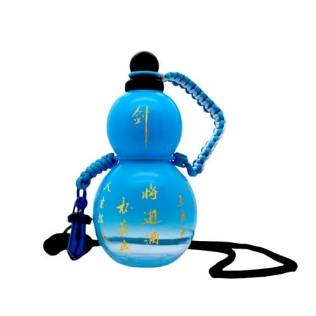 

Hulu Water Bottle 801Ml Transparent Water Bottle in Gourd Style (With Strap Waist Rope Cup Brush Pendant Diy Sticker) Leak Proof Sports Water Bottle Gourd Chinese Gourd Water Bottle Blackmyth Deals