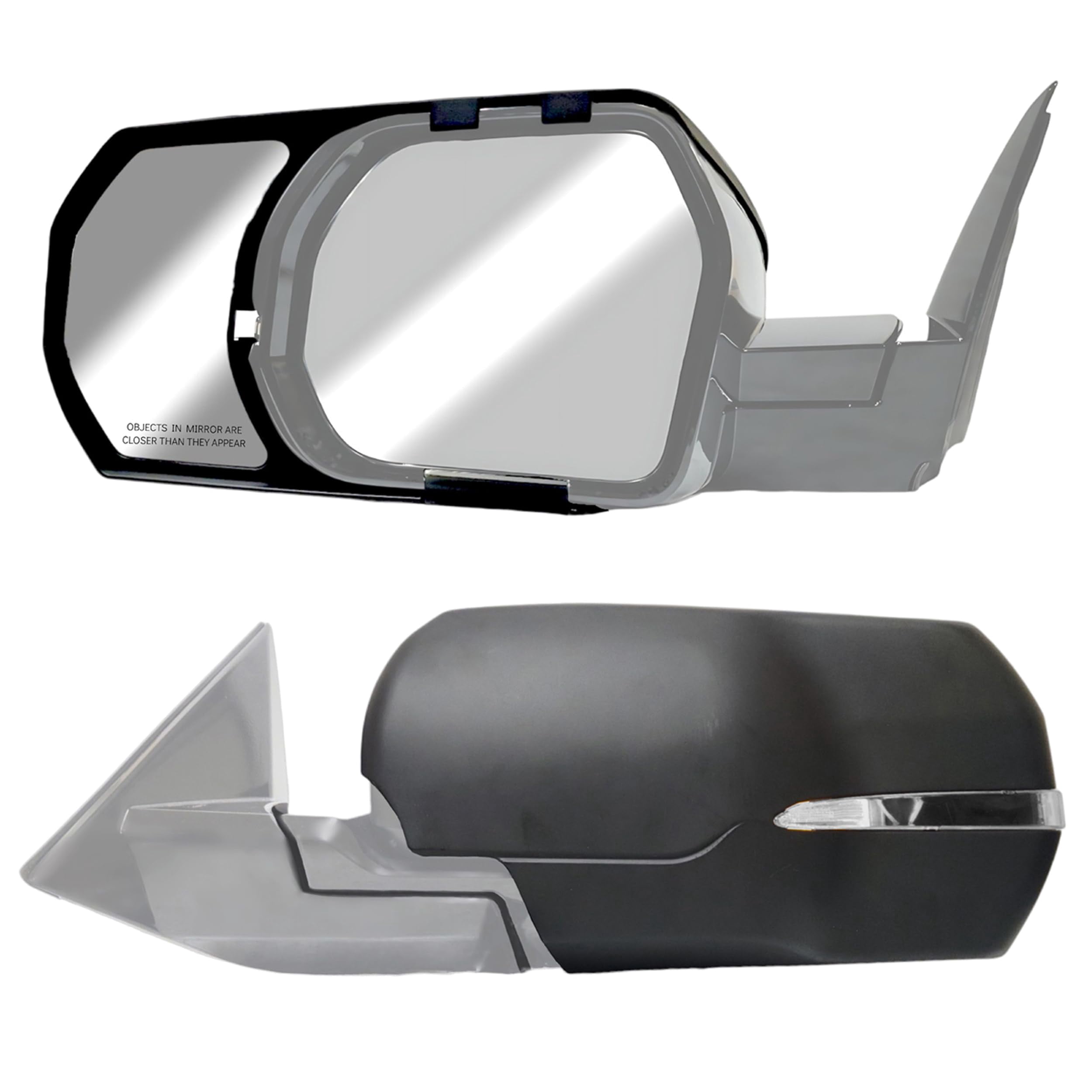 CIPA Mirrors 11300 Custom Towing Mirror Set Fits 07-18 Sequoia