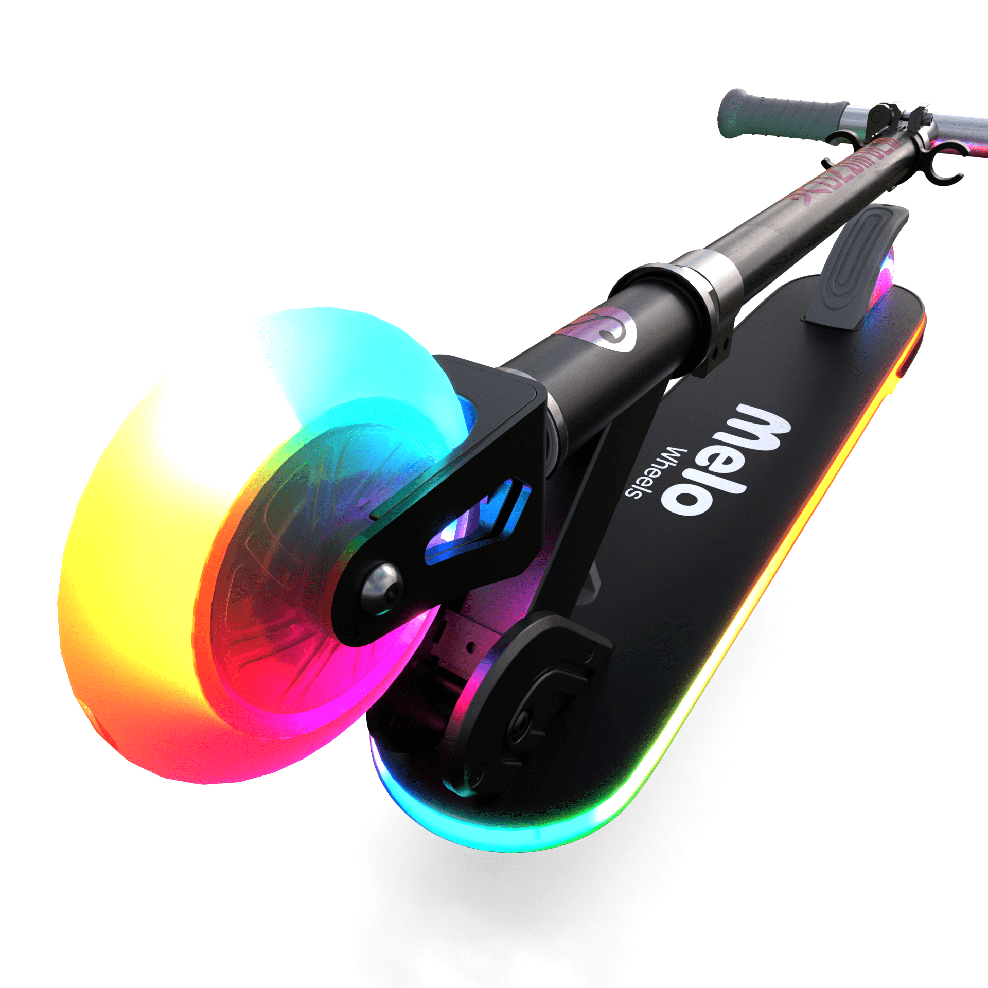 Melo Supernova Kick Scooter – Kids Folding LED Light-Up Scooter