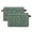 Mint Green Leopard Print, variant on 1-Pack Square Closet Organizers with Handles Open Basket Bins Gold Leopard Pattern Storage Basket for Home Office