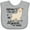 AC-Heather Grey, variant on Inktastic Meemaw's You Say Alpaca My Bags Boys or Girls Baby Bib