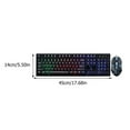 thumbnail image 3 of Miangastore 1 Set Wired USB Game Suspension Keyboard Mouse Set Mechanical Mouse Keyboard Kit, 3 of 9