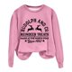 thumbnail image 2 of Gibobby Sudadera de Navidad para Mujer Otoño e Invierno Adecuado Navidad Estampado O Cuello Ajuste Tops Casual Manga Larga Camisas De Entrenamiento Blusa Suelta(Rosa,M), 2 of 4