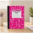 thumbnail image 4 of Plertrvy Composition Notebook, Wide Ruled Composition Book, Marble Composition Notebooks for Note Taking, 30 Sheets/60 Pages, Hard Cover, Sewn Binding, Classroom Must Haves #005, 4 of 9