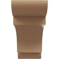 thumbnail image 2 of 8"W x 24"D x 16"H Classic New Brighton Rough Cedar Woodgrain TimberThane Corbel, Primed Tan, 2 of 6